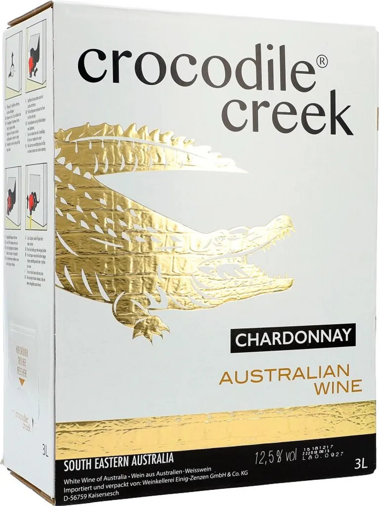 Crocodile Creek Chardonnay 13% 3 Ltr 3 Crocodile Creek Chardonnay 13% 3 Ltr