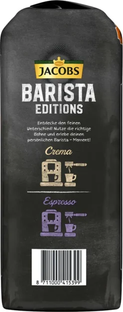 JACOBS Kaffeebohnen Barista Editions Crema Intense 2 X 1kg Ganze Kaffee Bohnen 14 JACOBS Kaffeebohnen Barista Editions Crema Intense 2 X 1kg Ganze Kaffee Bohnen -Drink World Store 028a4712a2d5085cf4d9df4a7c17d6cf