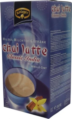 Krüger You Chai Latte Typ Vanille-Zimt Classic India Extra Cremig | 10 Portionen -Drink World Store 061c83b4e8f5b62521588dec2016b3c2