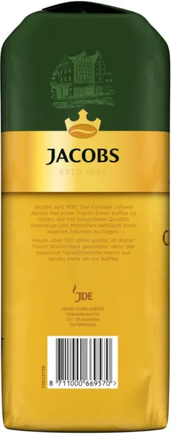 JACOBS Kaffeebohnen Expertenröstung Crema Italiano Bohnenkaffee 2 X 1 Kg Ganze Bohne -Drink World Store 062ad002f559c24ee0f961b3eb07afad