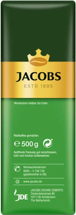 JACOBS Auslese Klassisch Filterkaffee 12x500g Kaffee Gemahlen 14 JACOBS Auslese Klassisch Filterkaffee 12x500g Kaffee Gemahlen -Drink World Store 0691f5eb13128331ac25489d3bc3baf3 1