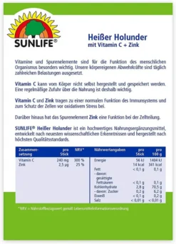 Sunlife Heißer Holunder + Granatapfel Sticks 20 Stück Im Doppelpack -Drink World Store 093eb132e75a7e4e8d7efbe379c6fb21