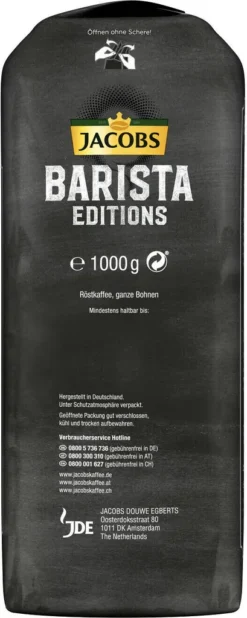 JACOBS Kaffeebohnen Barista Editions Crema 3 Kg Geröstete Bohnen + 1 Jacobs Barista Becher + 1 Dose -Drink World Store 0d63e5e70b92352acebac272499903e4 1