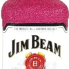 Jim Beam Bourbon Whiskey 0,7l 700ml (40% Vol) Bling Bling Glitzerflasche In Hot Pink -[Enthält Sulfite]