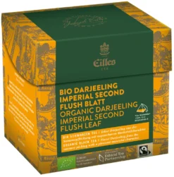 EILLES TEE Tea DiamondDARJEELING IMPERIAL Second Flush Blatt Im Pyramidenbeutel, 20er Box