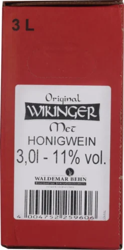 Original Wikinger Met Honigwein 11% Vol.Alk. 3,0 L -Drink World Store 128fe5f2be6285b7d2eb5ab469e5c043