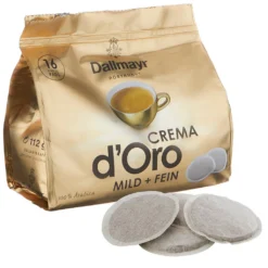 Dallmayr Crema D'Oro Mild & Fein | 16 Kaffeepads 7 Dallmayr Crema D'Oro Mild & Fein | 16 Kaffeepads -Drink World Store 1343504b8895c8442f7adf5c162325c9
