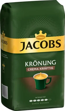JACOBS Kaffeebohnen Krönung Crema Kräftig 3 Kg Geröstete Ganze Bohnen + 1 Jacobs Barista Becher + 1 Dose 14 JACOBS Kaffeebohnen Krönung Crema Kräftig 3 Kg Geröstete Ganze Bohnen + 1 Jacobs Barista Becher + 1 Dose -Drink World Store 13e74f28c6aef51d5c0ac230d8eb3e15 1
