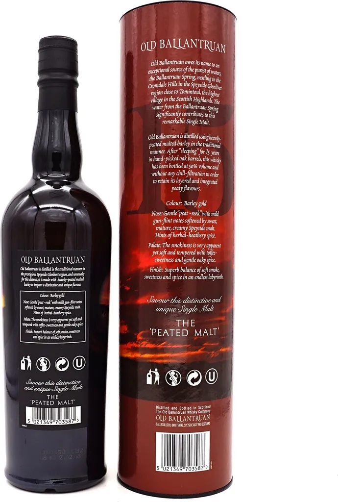 Old Ballantruan 15 Years + GB 0,7liter 5 Old Ballantruan 15 Years + GB 0,7liter – Bild 3