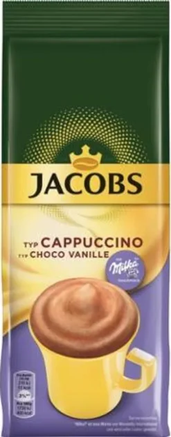 Jacobs Choco Cappuccino Typ Vanille 500g -Drink World Store 18250c77d08b0513d076846c8252fd8e