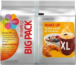TASSIMO Kapseln Day-Night-Paket 3 Morning Café XL + 3 Café Hag - 111 Getränke 9 TASSIMO Kapseln Day-Night-Paket 3 Morning Café XL + 3 Café Hag - 111 Getränke -Drink World Store 1970c6541a9958814a889ea58807a064 3