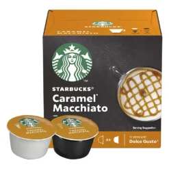 Nestlé® Starbucks By Nescafe Dolce Gusto Caramel Macchiato Arabica Kaffee 12 Kapseln -Drink World Store 1980fc42718da05829ce68da80caa8c4