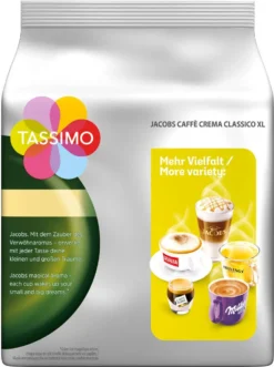 Tassimo Jacobs Caffè Crema Classico XL | 5 Packungen á 16 T Discs 9 Tassimo Jacobs Caffè Crema Classico XL | 5 Packungen á 16 T Discs -Drink World Store 1adc906880144ea37a9ffb15ad237bb4