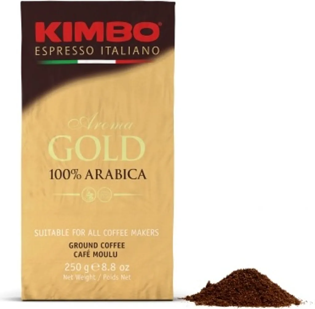 Kimbo Aroma Gold 100% Arabica 250g Gemahlen 4 Kimbo Aroma Gold 100% Arabica 250g Gemahlen – Bild 2