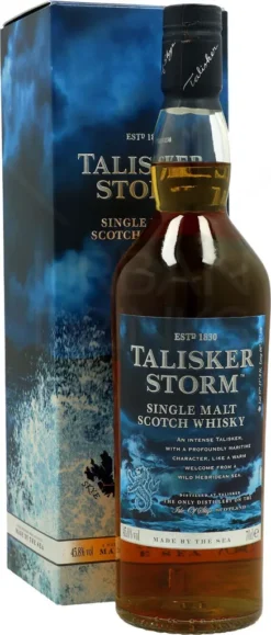 Talisker Storm Single Malt Scotch Whisky In Geschenkpackung | 45,8 % Vol | 0,7 L -Drink World Store 1b49ceb0dd0a7851c0abbb7df8b10a71