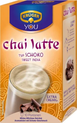 Krüger You Chai Latte Typ Schoko Sweet India Extra Cremig | 10 Portionen 8 Krüger You Chai Latte Typ Schoko Sweet India Extra Cremig | 10 Portionen -Drink World Store 1feda87b603e810ef1d3972bf97efce0
