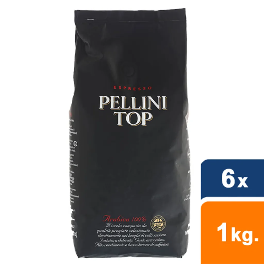 Pellini - TOP 100% Arabica Bohnen - 6x 1 Kg 3 Pellini - TOP 100% Arabica Bohnen - 6x 1 Kg