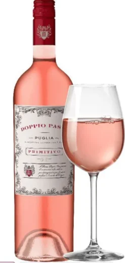 Doppio Passo Rosato Puglia IGT Trocken | 12 % Vol | 0,75 L -Drink World Store 23b77783d54ba5e9b15102353f102322