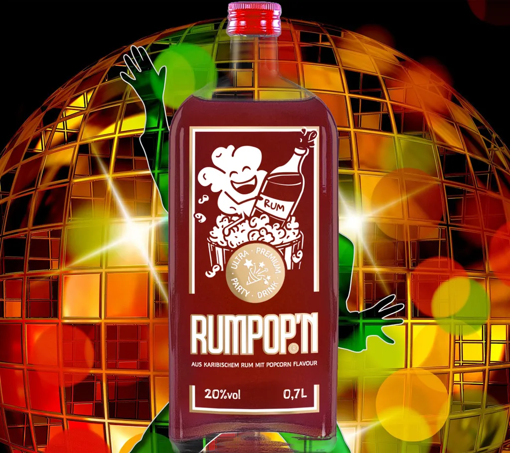 Rumpop´n 0,7 Liter🥃Rum+Popcorn=Rumpop´n🍿Popcorn Geschmack Mit Vanille Und Karamell Noten 4 Rumpop´n 0,7 Liter🥃Rum+Popcorn=Rumpop´n🍿Popcorn Geschmack Mit Vanille Und Karamell Noten – Bild 2
