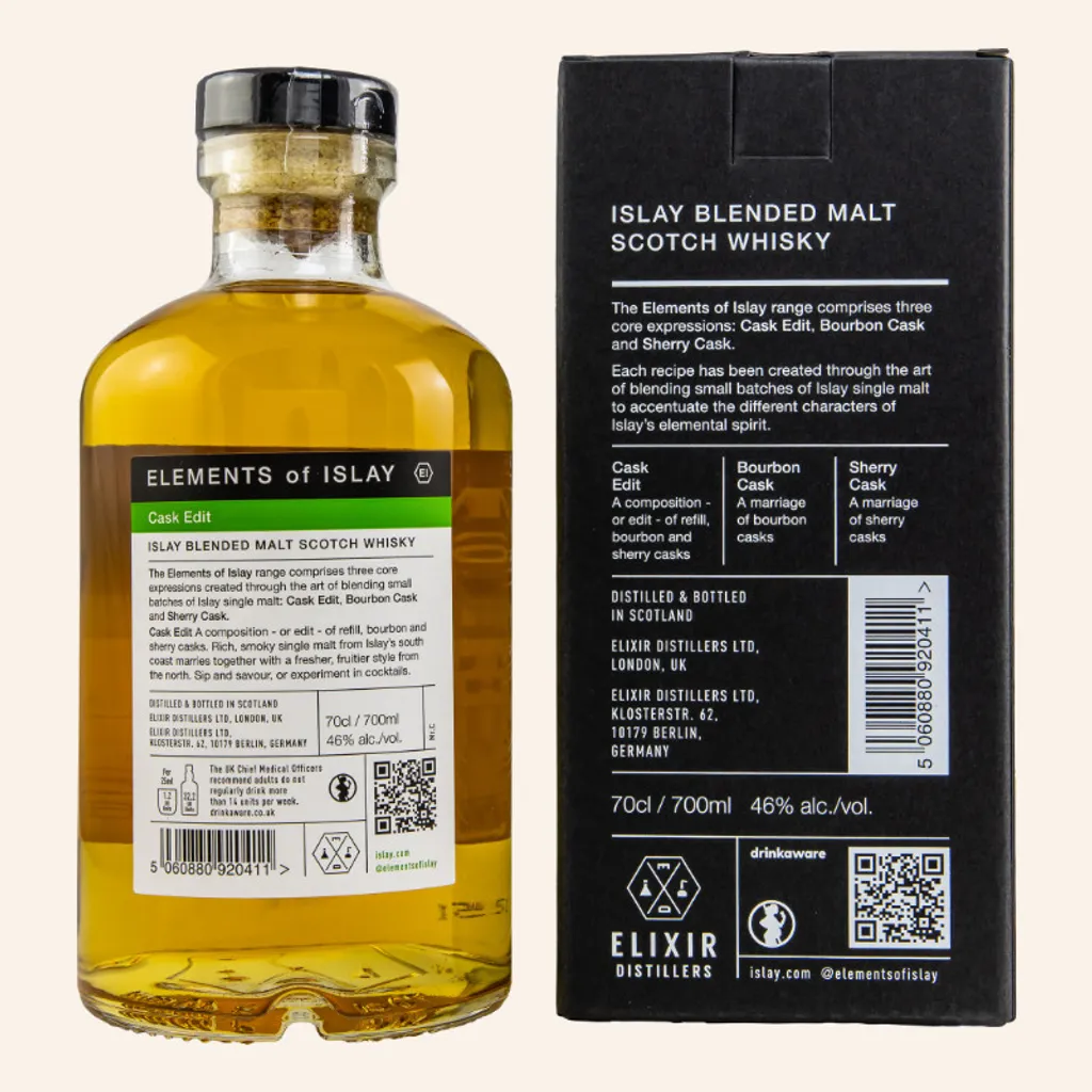 Elements Of Islay Cask Edit - Islay Blended Malt Scotch Whisky 4 Elements Of Islay Cask Edit - Islay Blended Malt Scotch Whisky – Bild 2