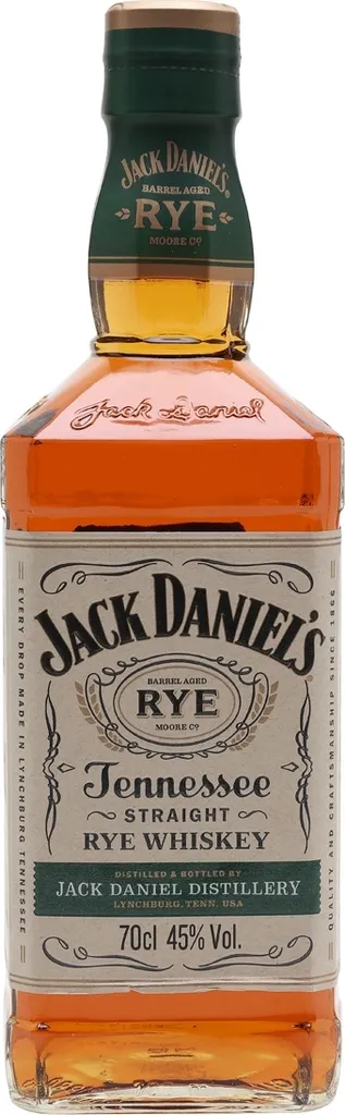 Jack Daniel's Tennessee Straight Rye Whiskey | 45 % Vol | 0,7 L 3 Jack Daniel's Tennessee Straight Rye Whiskey | 45 % Vol | 0,7 L