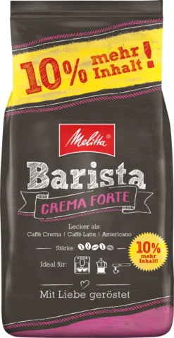 MELITTA Ganze Kaffeebohnen Barista Crema Forte 1100 G Kräftig Und Vollmundig 7 MELITTA Ganze Kaffeebohnen Barista Crema Forte 1100 G Kräftig Und Vollmundig -Drink World Store 2a759a7dae29808d59ec17f27e6297b8