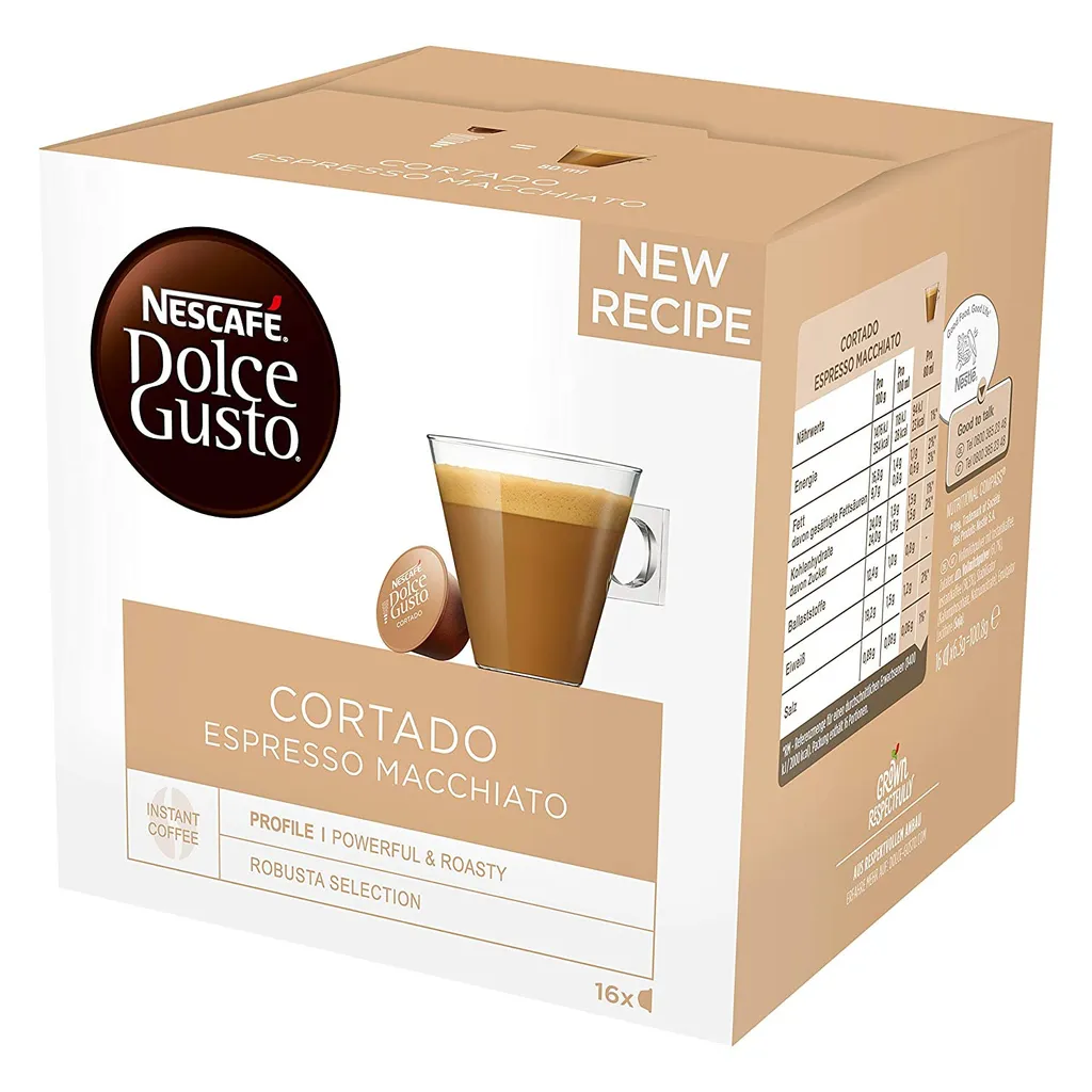 Nescafé® Nescafé Dolce Gusto Cortado Espresso Macchiato | 16 Portionen 6 Nescafé® Nescafé Dolce Gusto Cortado Espresso Macchiato | 16 Portionen – Bild 4