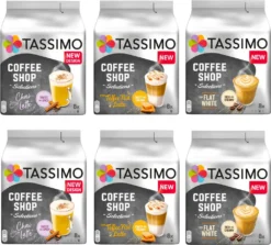 TASSIMO Kapseln Coffee Shop Selections Chai/ Flat White/ Toffee Nut 48 Getränke -Drink World Store 2e658031ee65a4b46868ecefccdfb8d3