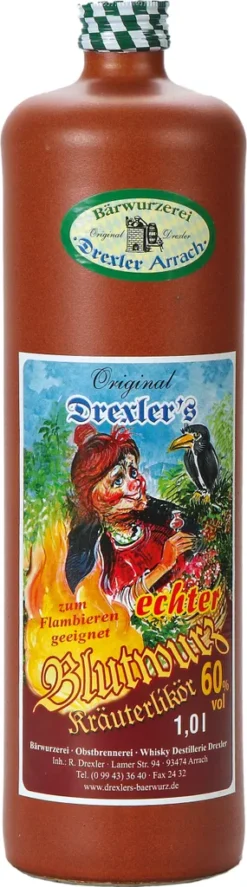 Blutwurz Drexler 60% | 1l. Tonkrug