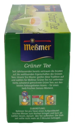 Meßmer Grüner Tee Herb Frischer Genuss 50 Teebeutel Traditionell 87g 15 Meßmer Grüner Tee Herb Frischer Genuss 50 Teebeutel Traditionell 87g -Drink World Store 303eba3a35d22e096139315794c46862