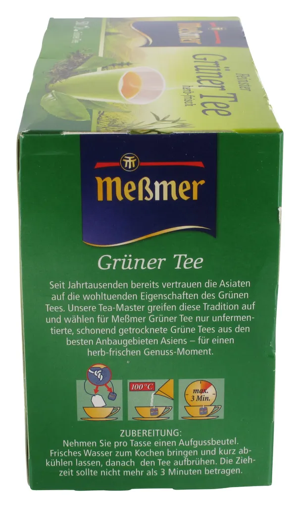 Meßmer Grüner Tee Herb Frischer Genuss 50 Teebeutel Traditionell 87g 6 Meßmer Grüner Tee Herb Frischer Genuss 50 Teebeutel Traditionell 87g – Bild 4