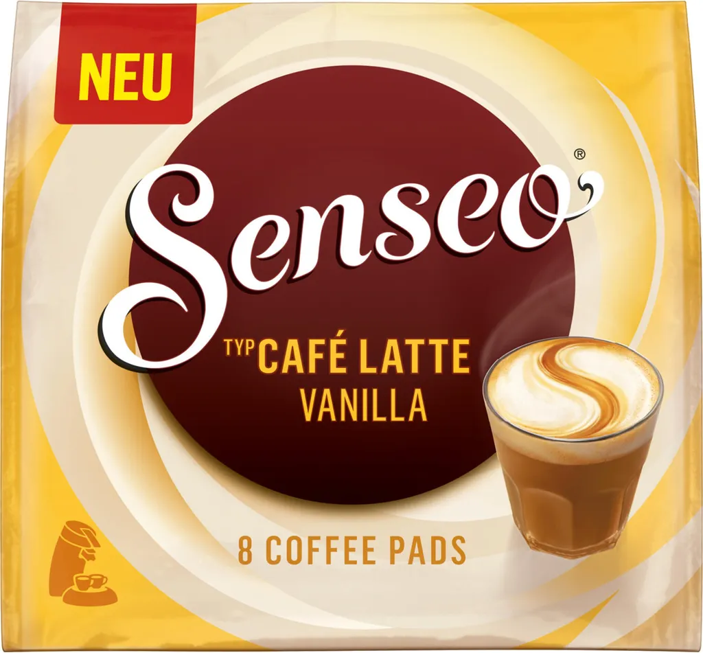 Senseo Café Latte Vanilla 10er Pack Kaffee Pads 10x 8 Pads, 80 Getränke 13 Senseo Café Latte Vanilla 10er Pack Kaffee Pads 10x 8 Pads, 80 Getränke – Bild 11