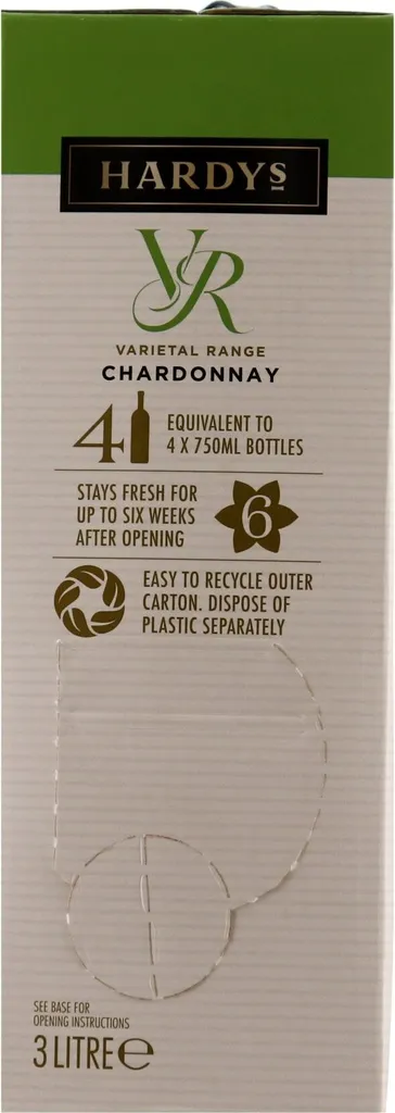Hardy's VR Chardonnay 3,0l Bag In Box 4 Hardy's VR Chardonnay 3,0l Bag In Box – Bild 2