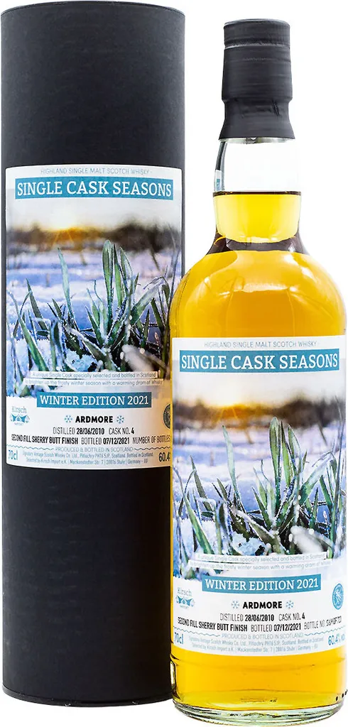 Signatory Vintage Single Cask Seasons Winter 2021 Ardmore 2010/2021 Cask 4 Single Malt Scotch Whisky 0,7l 4 Signatory Vintage Single Cask Seasons Winter 2021 Ardmore 2010/2021 Cask 4 Single Malt Scotch Whisky 0,7l – Bild 2