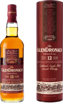 The GlenDronach 12 Jahre Original Highland Single Malt Scotch Whisky In Geschenkpackung | 43 % Vol | 0,7 L