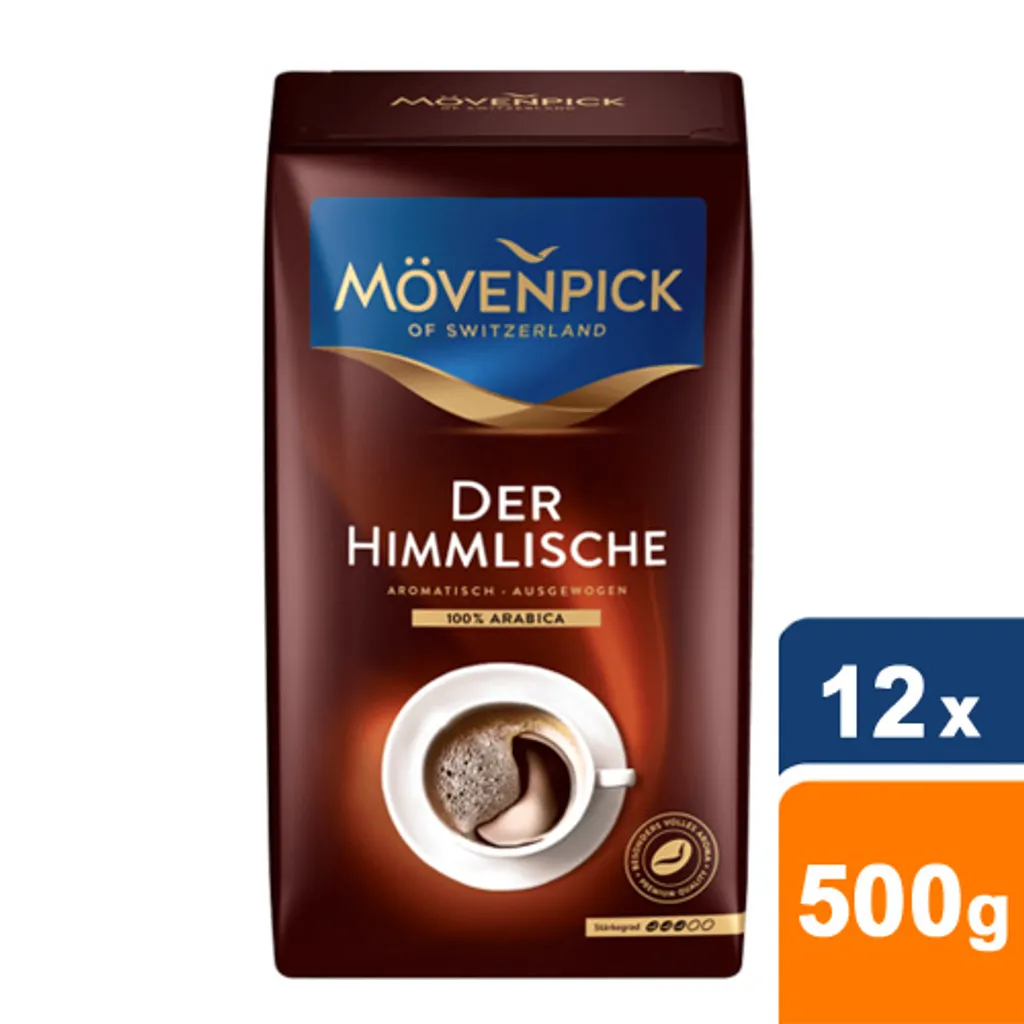Kaffee-Sparpaket DER HIMMLISCHE Von Mövenpick, 12x500g Gemahlen 4 Kaffee-Sparpaket DER HIMMLISCHE Von Mövenpick, 12x500g Gemahlen – Bild 2