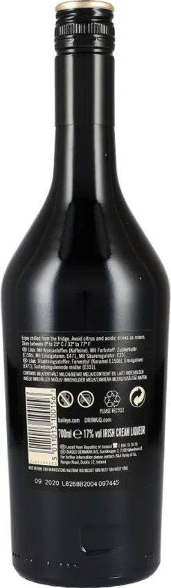 Baileys The Original Irish Cream | 17 % Vol | 0,7 L 15 Baileys The Original Irish Cream | 17 % Vol | 0,7 L -Drink World Store 34bf4d3b6fec498157c303ee48af8ffe