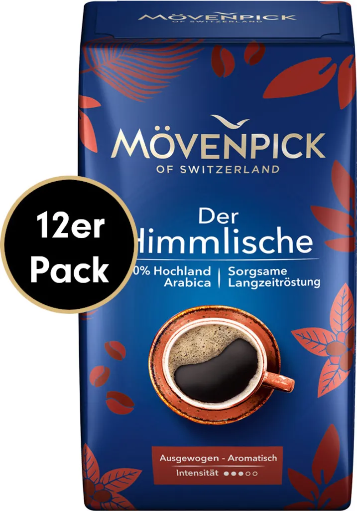 Kaffee-Sparpaket DER HIMMLISCHE Von Mövenpick, 12x500g Gemahlen 3 Kaffee-Sparpaket DER HIMMLISCHE Von Mövenpick, 12x500g Gemahlen