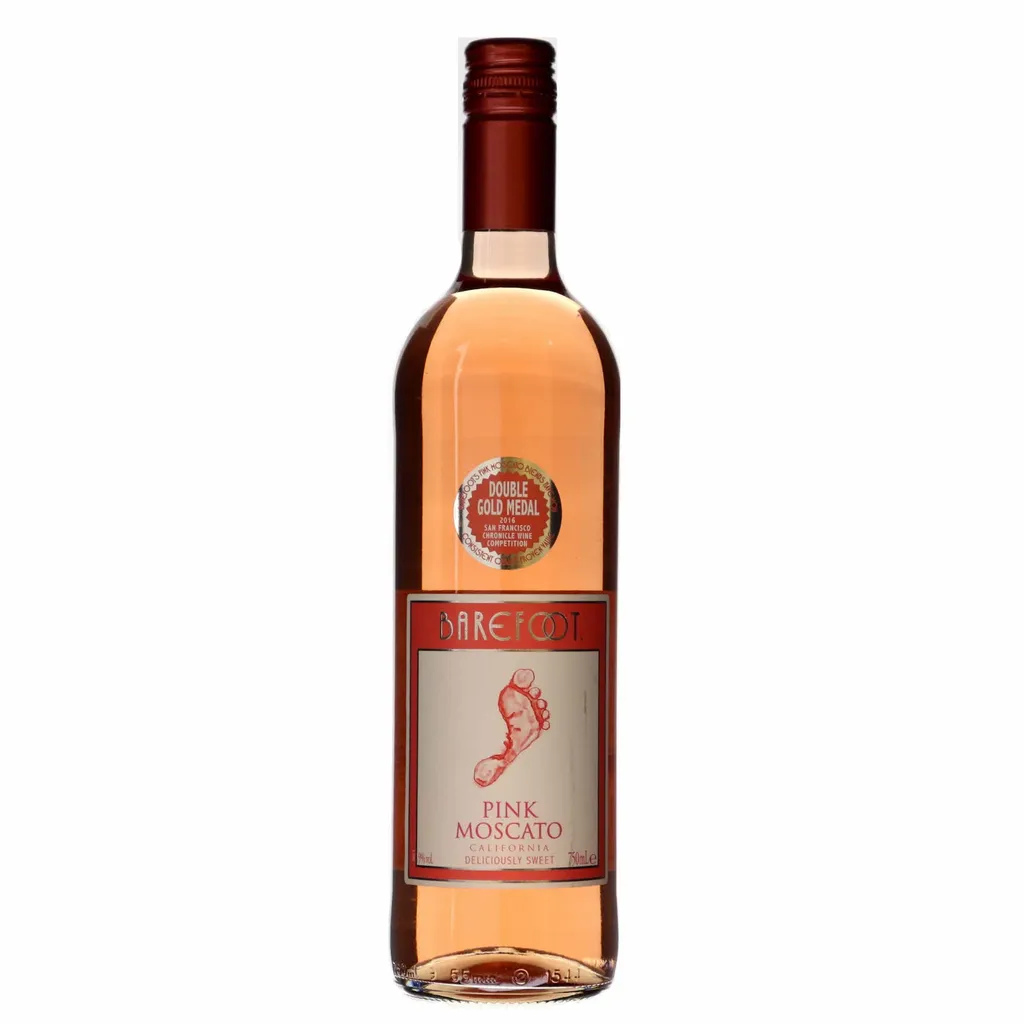 Barefoot Pink Moscato Roséwein Kalifornien 3 Barefoot Pink Moscato Roséwein Kalifornien