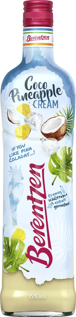 Berentzen "Summer Edition" Coco Pineapple Cream Alc. 15% Vol. 0,7l