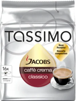 Tassimo Jacobs Caffè Crema Classico | 16 T Discs, Kaffeekapseln 22 Tassimo Jacobs Caffè Crema Classico | 16 T Discs, Kaffeekapseln -Drink World Store 38ff786807a9f891e5f514d7fde8cf5d