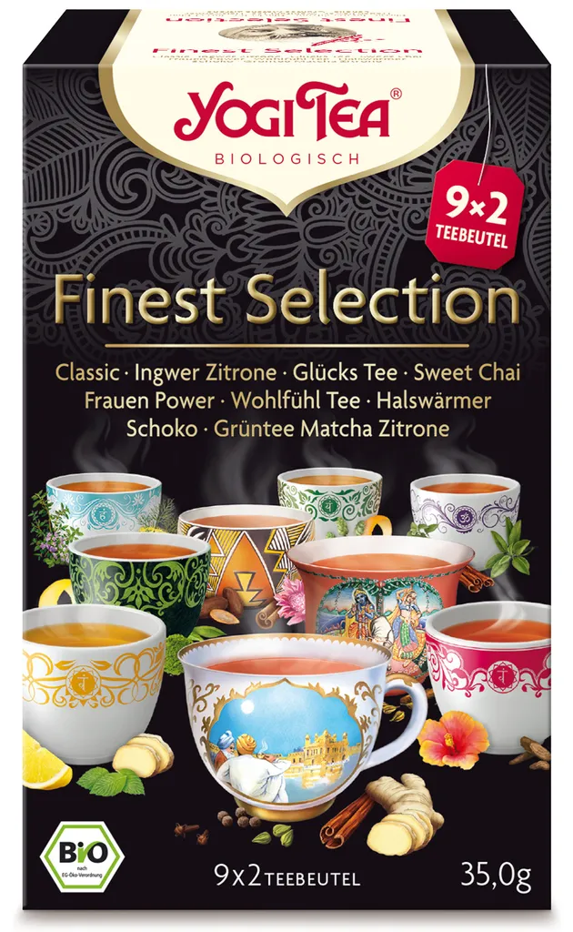 Yogi Tea Finest Selection Yogi Tea 18 Stk 4 Yogi Tea Finest Selection Yogi Tea 18 Stk – Bild 2