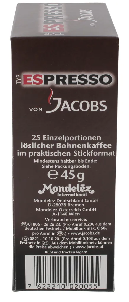 Jacobs Typ Espresso Sticks | Löslicher Kaffee | 25 Portionen 13 Jacobs Typ Espresso Sticks | Löslicher Kaffee | 25 Portionen – Bild 11