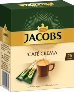 JACOBS Typ Cafe Crema Löslicher Kaffee 12 X 25 Sticks 13 JACOBS Typ Cafe Crema Löslicher Kaffee 12 X 25 Sticks -Drink World Store 3d4a5a413d57f62000054ae409e0a4c9