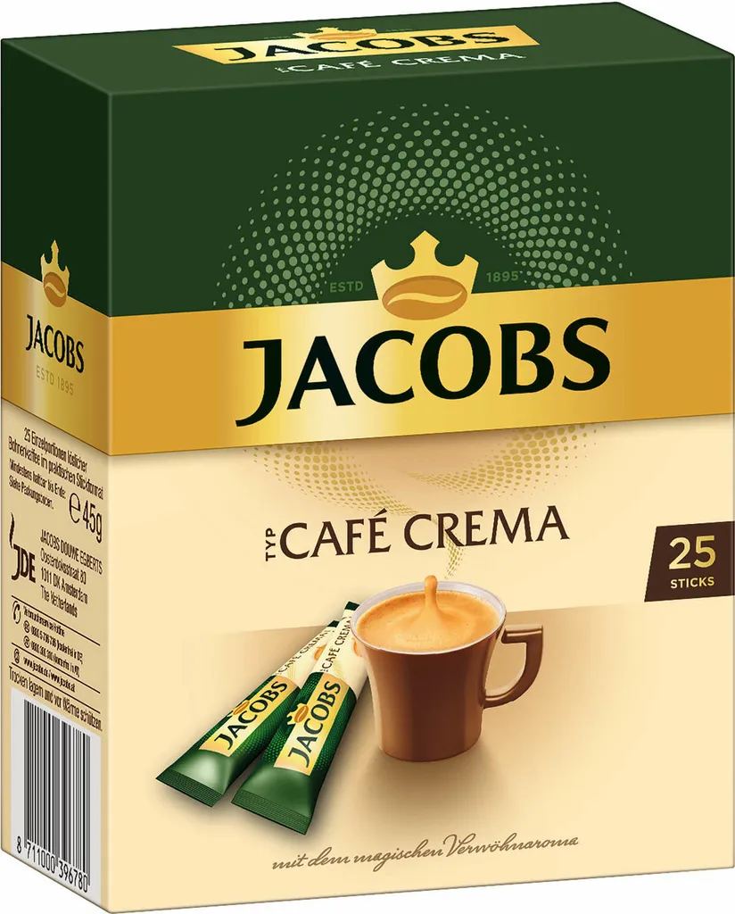 JACOBS Typ Cafe Crema Löslicher Kaffee 12 X 25 Sticks 6 JACOBS Typ Cafe Crema Löslicher Kaffee 12 X 25 Sticks – Bild 4