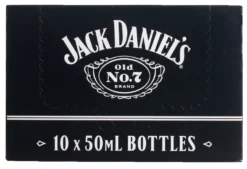 Jack Daniel's Old No. 7 Tennessee Whiskey | 40 % Vol | 10 X 0,05 L -Drink World Store 3eb5767bbfd31235ab8b740be70b184e