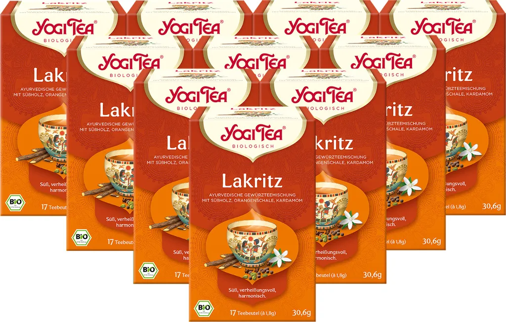 10 X BIO YOGI TEA Lakritz | 10 X 30,6g 3 10 X BIO YOGI TEA Lakritz | 10 X 30,6g