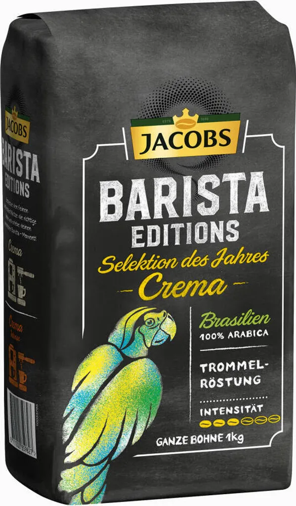 JACOBS Kaffeebohnen Barista Editions Crema Do Brasil 4 X 1 Kg Geröstete Bohnen 13 JACOBS Kaffeebohnen Barista Editions Crema Do Brasil 4 X 1 Kg Geröstete Bohnen – Bild 11