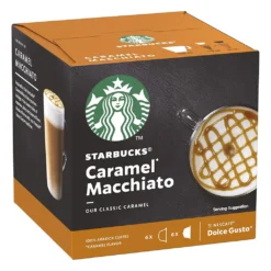 Nestlé® Starbucks By Nescafe Dolce Gusto Caramel Macchiato Arabica Kaffee 12 Kapseln -Drink World Store 40aa04019a81717365756e9d947dd709