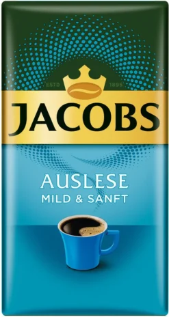 JACOBS Auslese Mild + Sanft Filterkaffee 12 X 500 G Kaffee Gemahlen